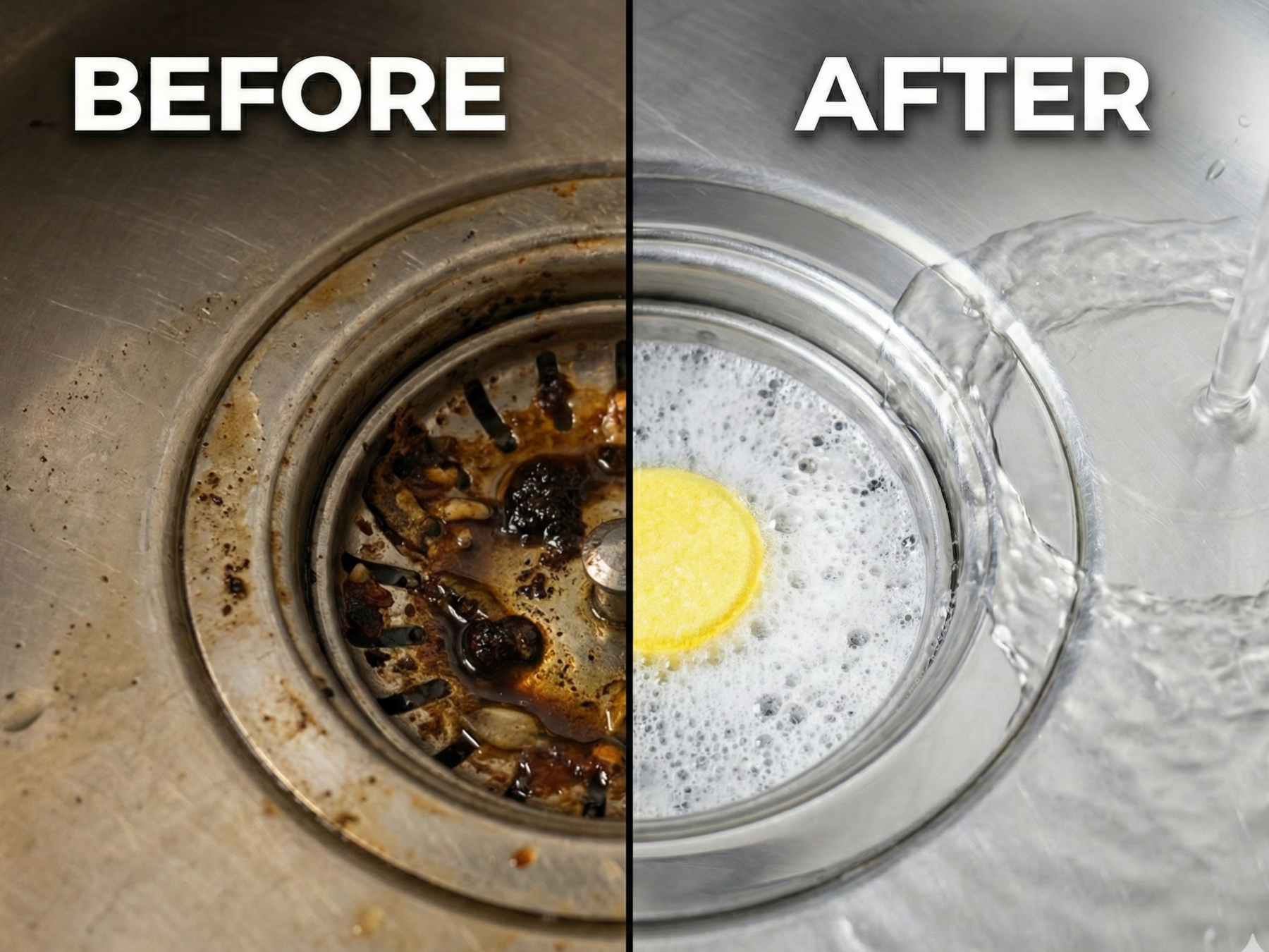 🍋 Say Goodbye to Smelly Drains (Yes, Finally)