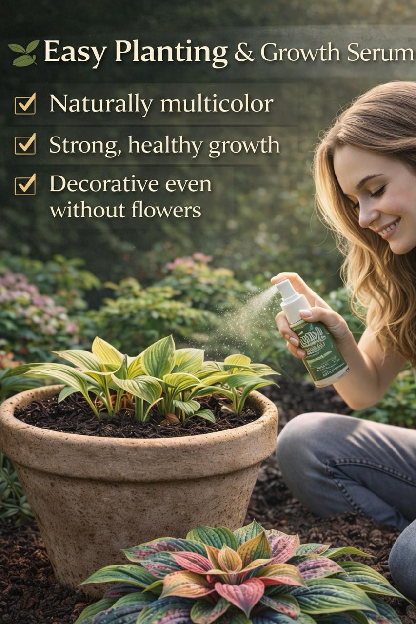 Multicolor Hosta Seeds + Plant Growth Serum Free