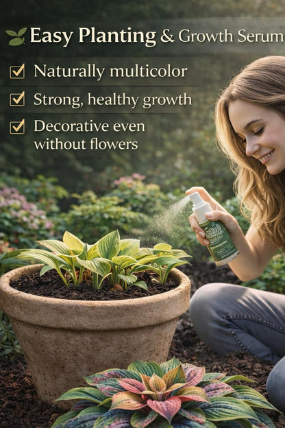 Multicolor Hosta Seeds + Plant Growth Serum Free