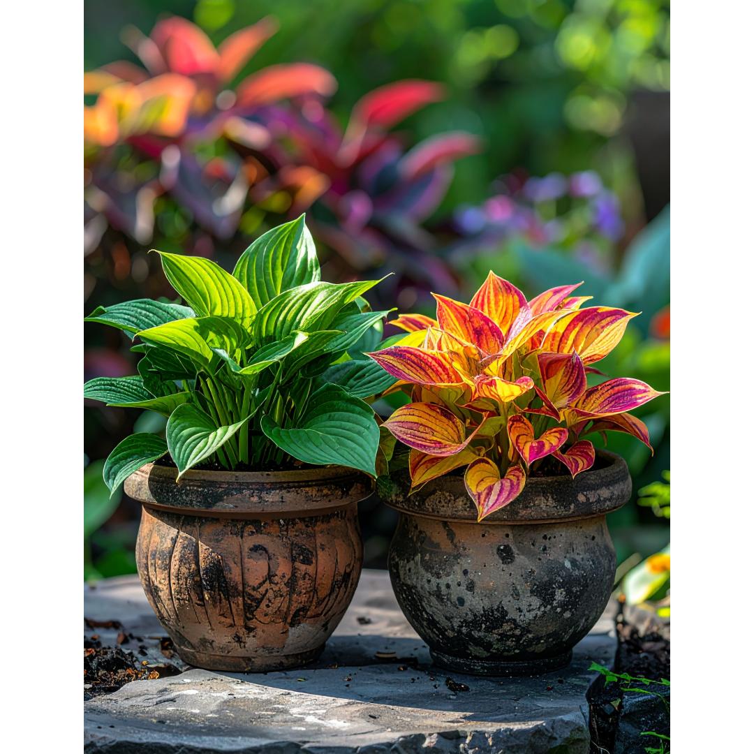 Multicolor Hosta Seeds + Plant Growth Serum Free